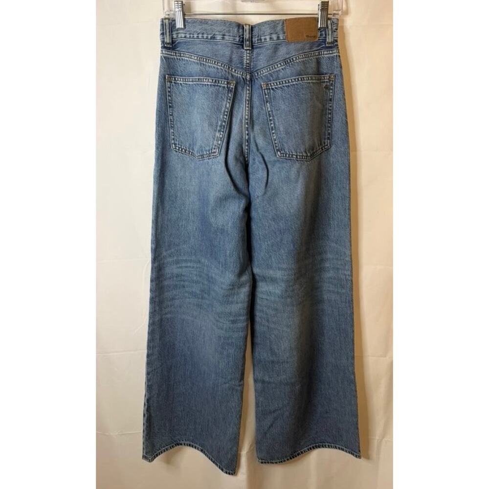 Madewell Superwide-Leg Jeans in Fannin Wash Rigid sz. 26 - Picture 4 of 11